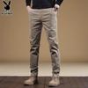 Playboy Men's Slim Fit Straight Leg Casual Pants