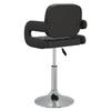 Vidaxl Swivel Dining Chairs, 4 Pcs, Black, Faux Leather