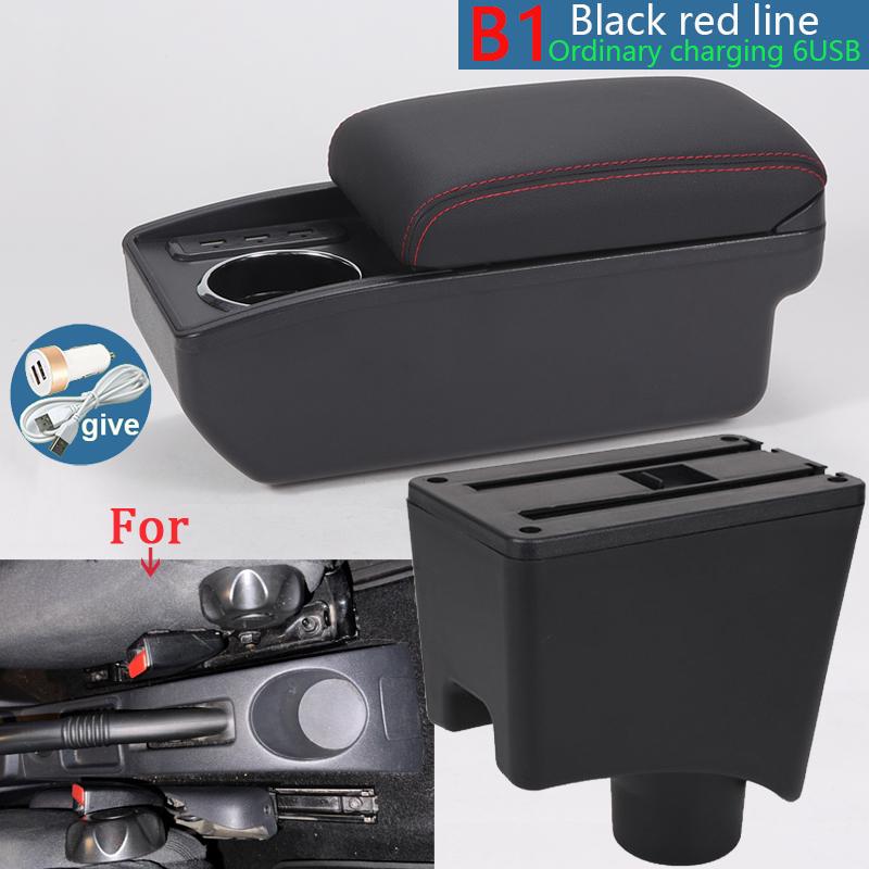 For Renault Sandero Armrest Box For Dacia Sandero For Nissan Almera G15 Car Armrest For Lada LARGUS Auto Storage Box Arm Bracing