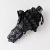 FAUCHON Folding Parasol Monotone Ange Black (with Pouch) 001266-0001-02