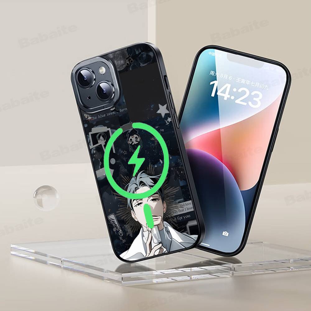 Anime Alien Stage Ivan Till Magnetische Matte Handyhülle Für IPhone 16 17 15 14 13 12 11 Für Magsafe Kabelloses Ladecover