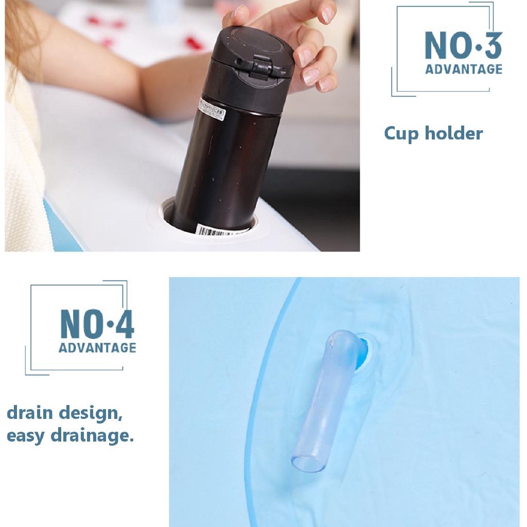 Adults Kids Playing Pool Bathing Tub Outdoor Indoor Summer Family Inflatable Swimming Pool 180cm