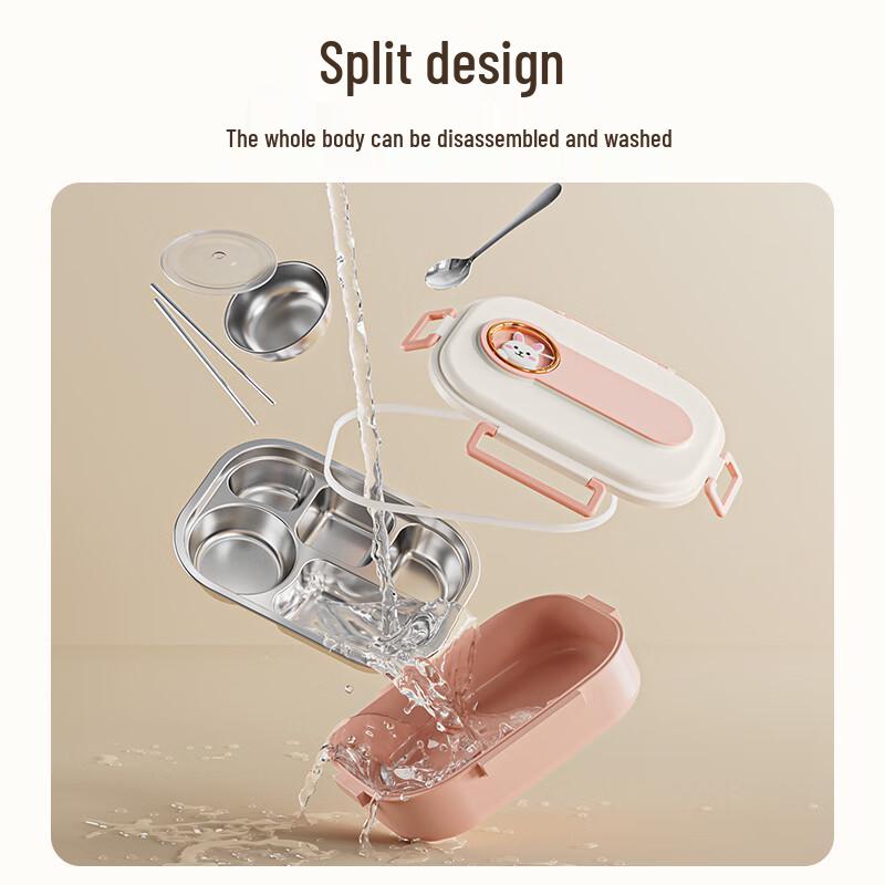 Shuangqiang Edelstahl Isolierte Unterteilte Lunchbox