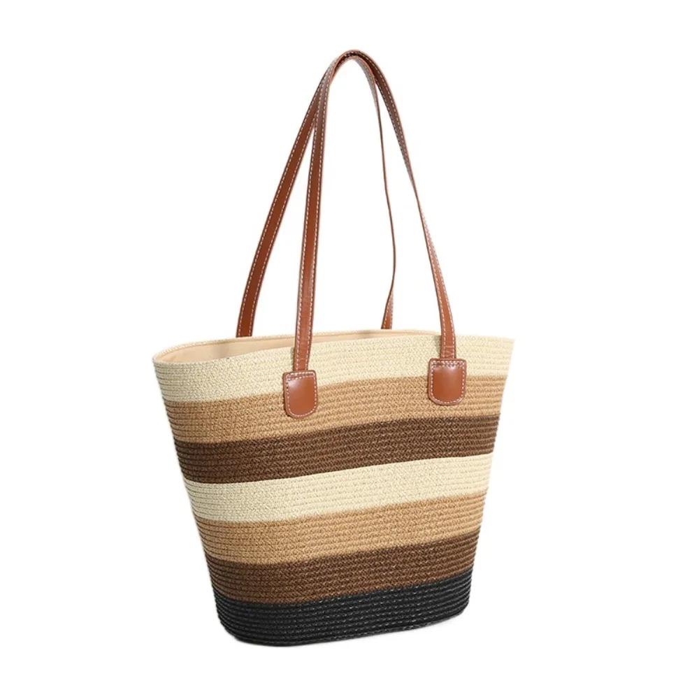 Fashion Women Summer Bohemian Straw Bag Woven Beach Crossbody Bag Shoulder Messenger Bag Girls Handbags Straw Bag Gifts