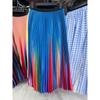 Solid Color Elastic Waist Bag Hip Skirt Pure Color Elastic Waist