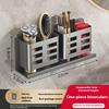 Stable Rust Prevention Shaver Storage Rack Shower Wall Mounted Toothbrush Holder Ventilation No-drill Bathroom Storage Rack