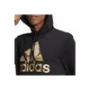 adidas Camo potisk loga HD Sportovní mikina s kapucí Pánské topy Černá GL0019