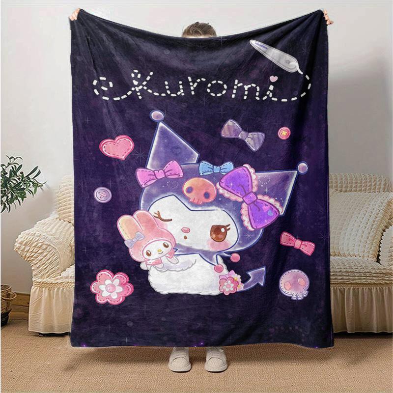

1pc Kurumi Cartoon Blanket, Soft Throw for Room Decor, Perfect Gift, Living Room, Travel, Camping, Car Blankets, Beach, Office Naps, Suitable for All 130x150cm