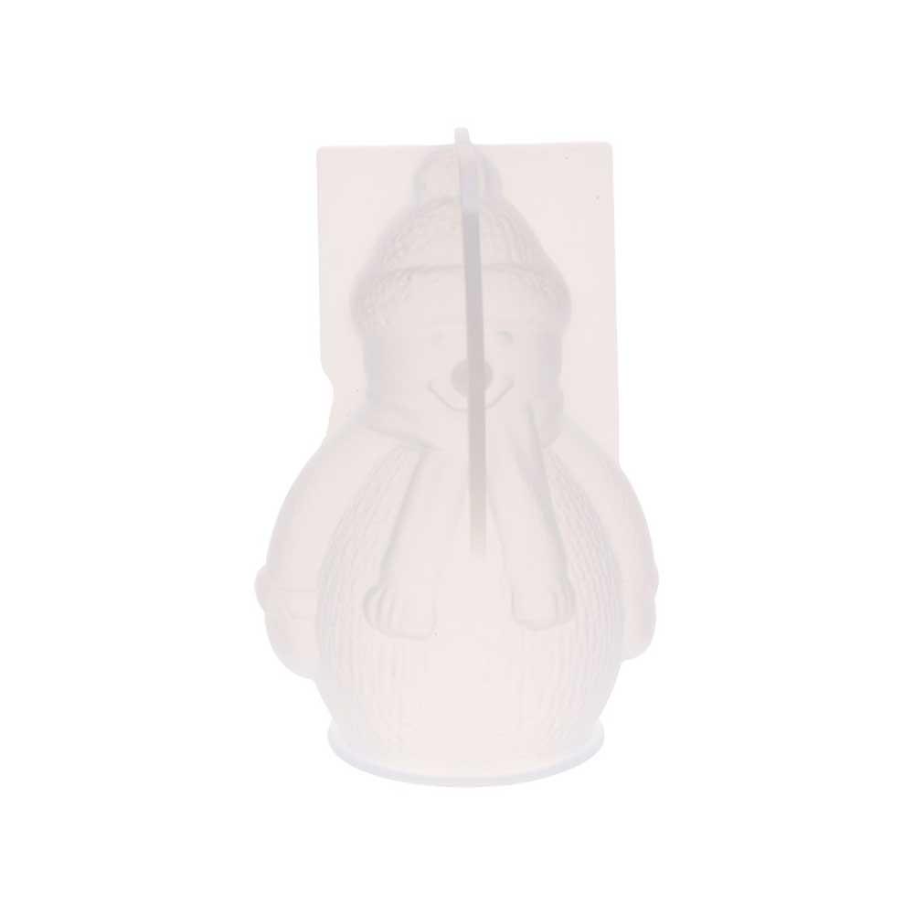 Silicone Christmas Candle Mold Small Bell Elk Candle Mold Gifts   Christmas Decoration