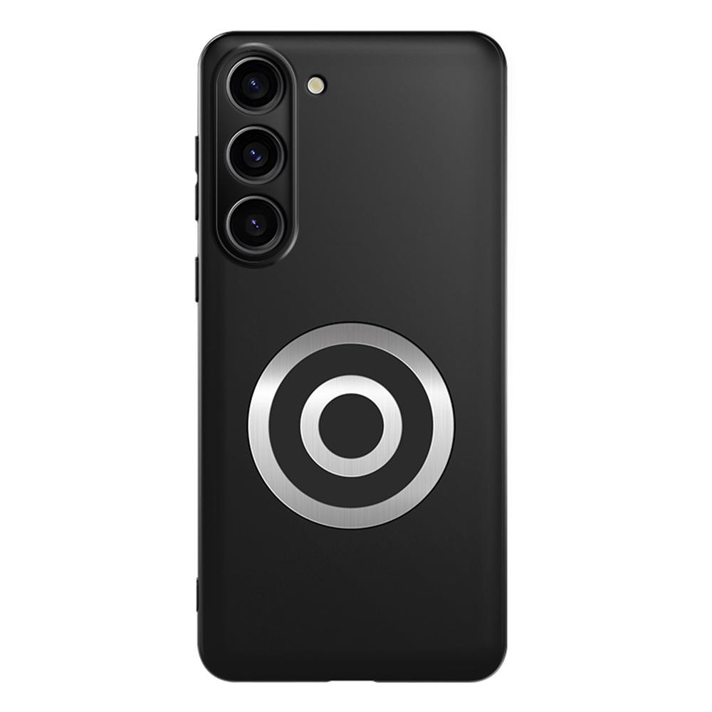 

For Samsung Galaxy S23+ Case Graphene + Brass Heat Dissipation Silicone PC Phone Cover Support Magnetic Car Mount