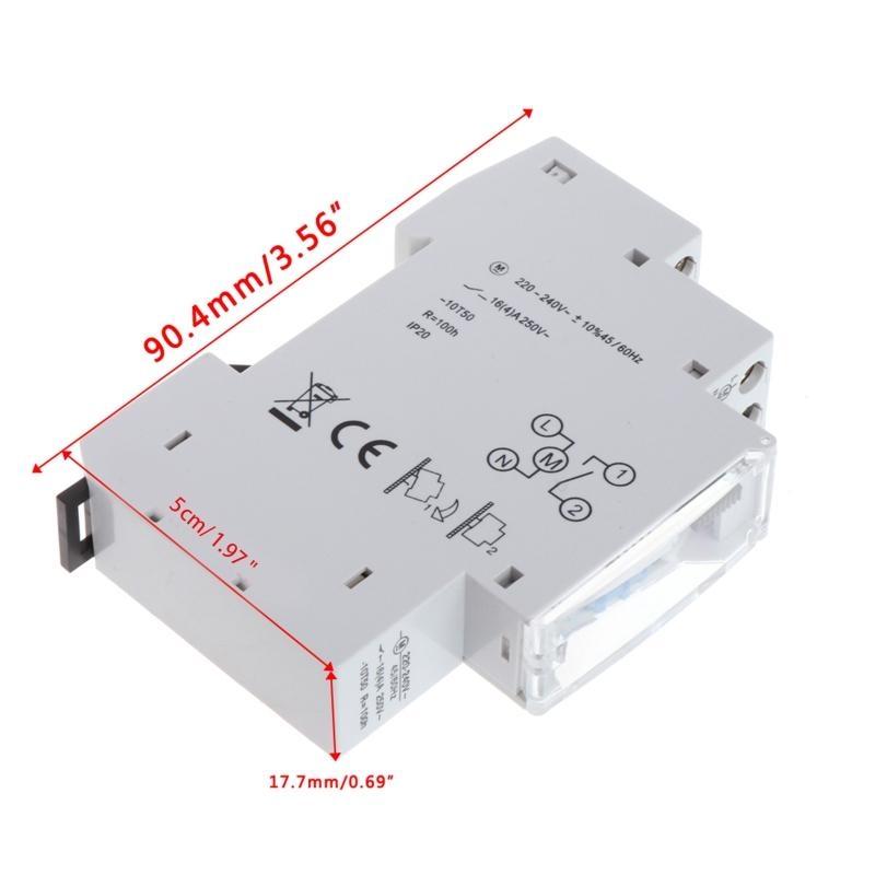 Programmable Digital Timer Switch Timing Control Switch 220V 16A Plastic Material Timing Control Mechanical Timer Switch