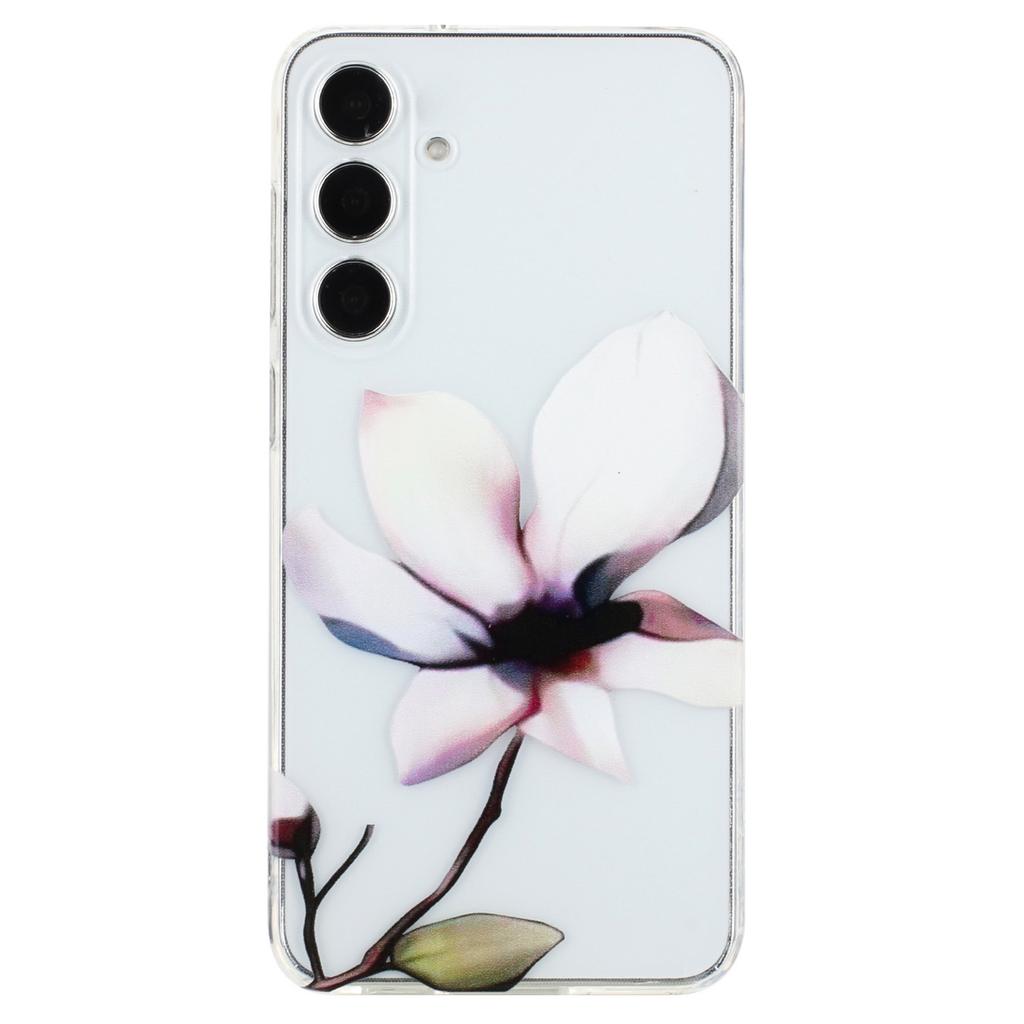 For Samsung Galaxy S24 FE Case Pattern Printing TPU Phone Cover Clear Edge