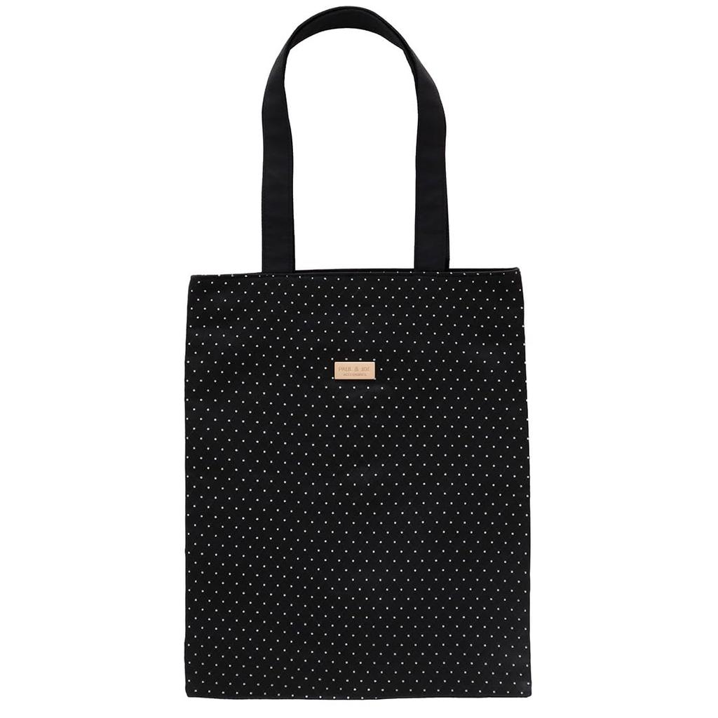 PAUL JOE ACCESSOIRES Eco Bag Women Quilted Pattern A4 Size Black & 001702-0001