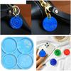Phone Grip Silicone Mold Holographic Phone Holder Resin Mold Epoxy Jewelry Mold for Casting Badge Reel Keychain Hairclip