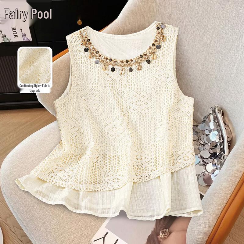 Tachi Women s Cut-out Round Neck Tank Top One Size
