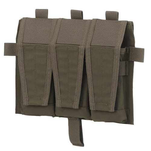 Triple 5.56mm Magazine Pouch Storage Bag, MOLLE Mag Pouch with Hook and Loop Panel, Mag Carrier Holder Pocket Flap Pouch