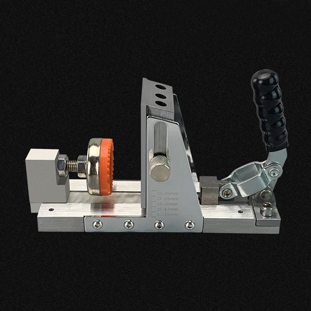 New Gen-2 Woodworking Pocket Hole Jig & Drill Bit (Compact Black Model, 9.5mm, Imperial)
