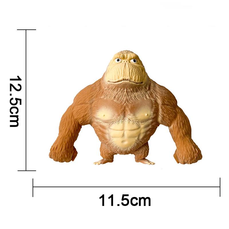 

Антистресс Орангутан Игрушки-непоседы Мягкая Обезьяна Смешная Декомпрессия Горилла Снятие Стресса Игры Игрушка Для Взрослых Детей 11.5x12.5cm