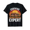 Certified Doner Kebab Expert T Shirt Vintage Stylish Versatile Fashion Designer Clothes Top For Everyday Wear Soft