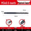 Cobalt Nitride Spiral Tap for Stainless Steel (Drill Bit: M4, M5, M6, M8, M10)