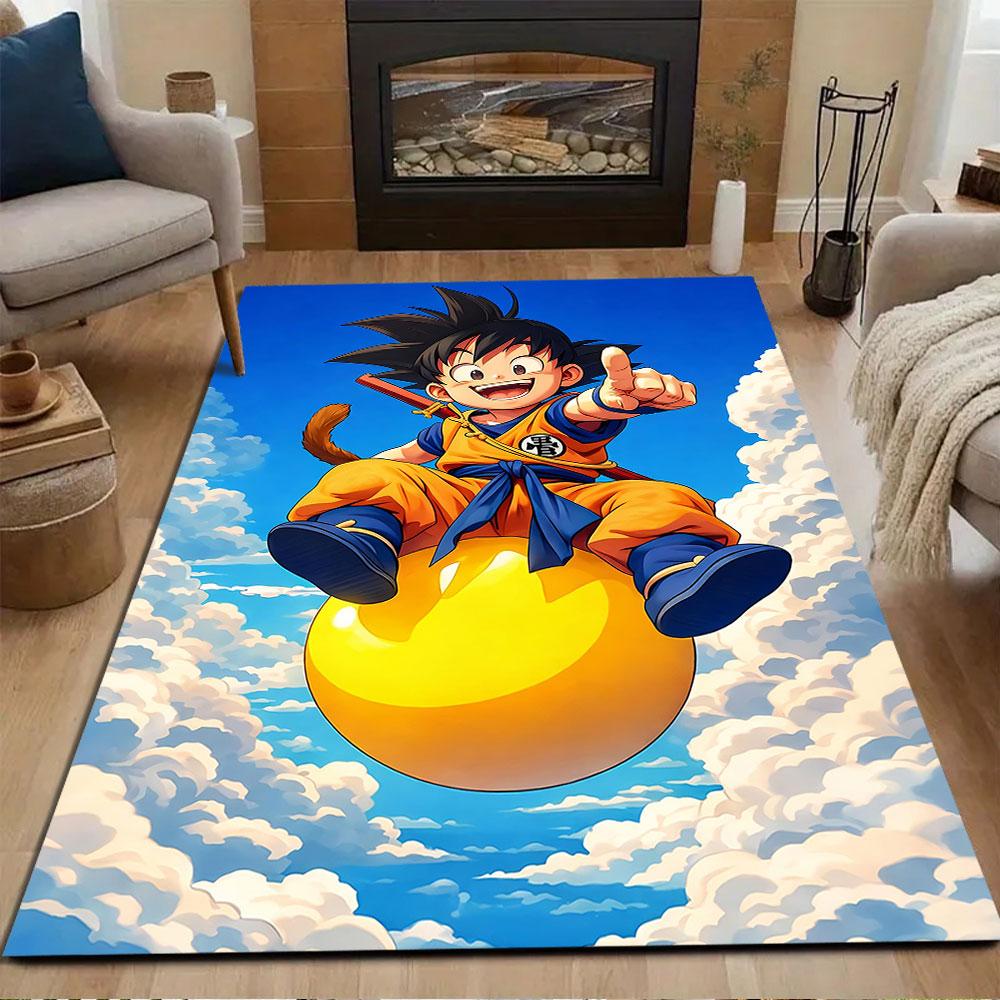 Anime Hero Patterned Carpet, Non Slip Mat Suitable for Living Room and Bedroom Sofas