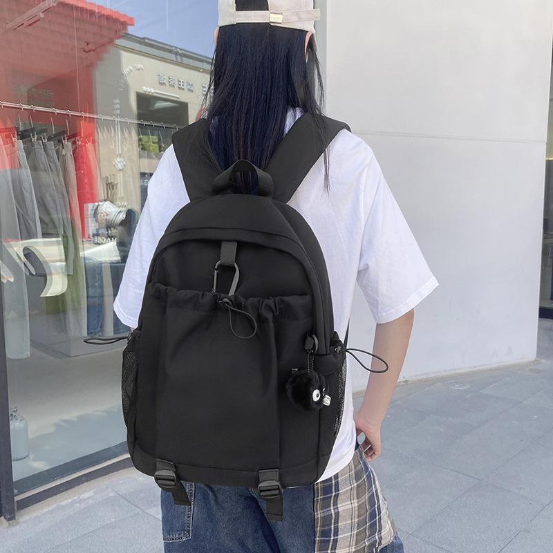 Schoolbag Schoolbag Female College Student Niche Design Sense Multi-pocket Lightweight Travel Backpack 1011 New Travel Backpack Men