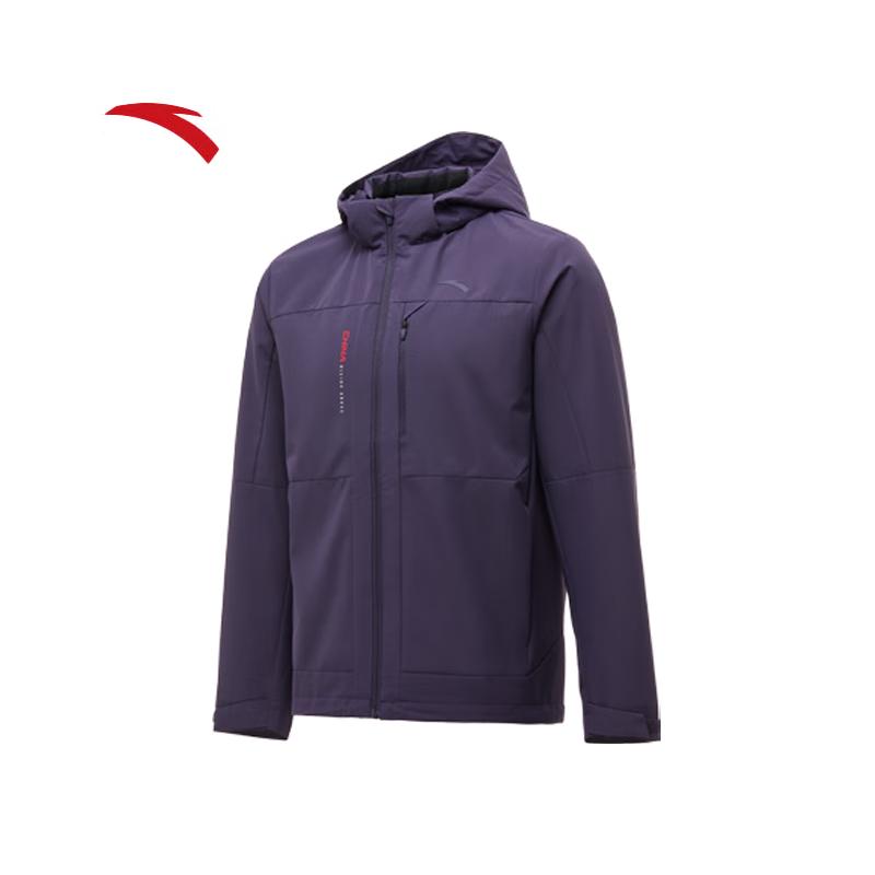 ANTA Men s Winter Windproof Hooded Windbreaker Jacket 3XL