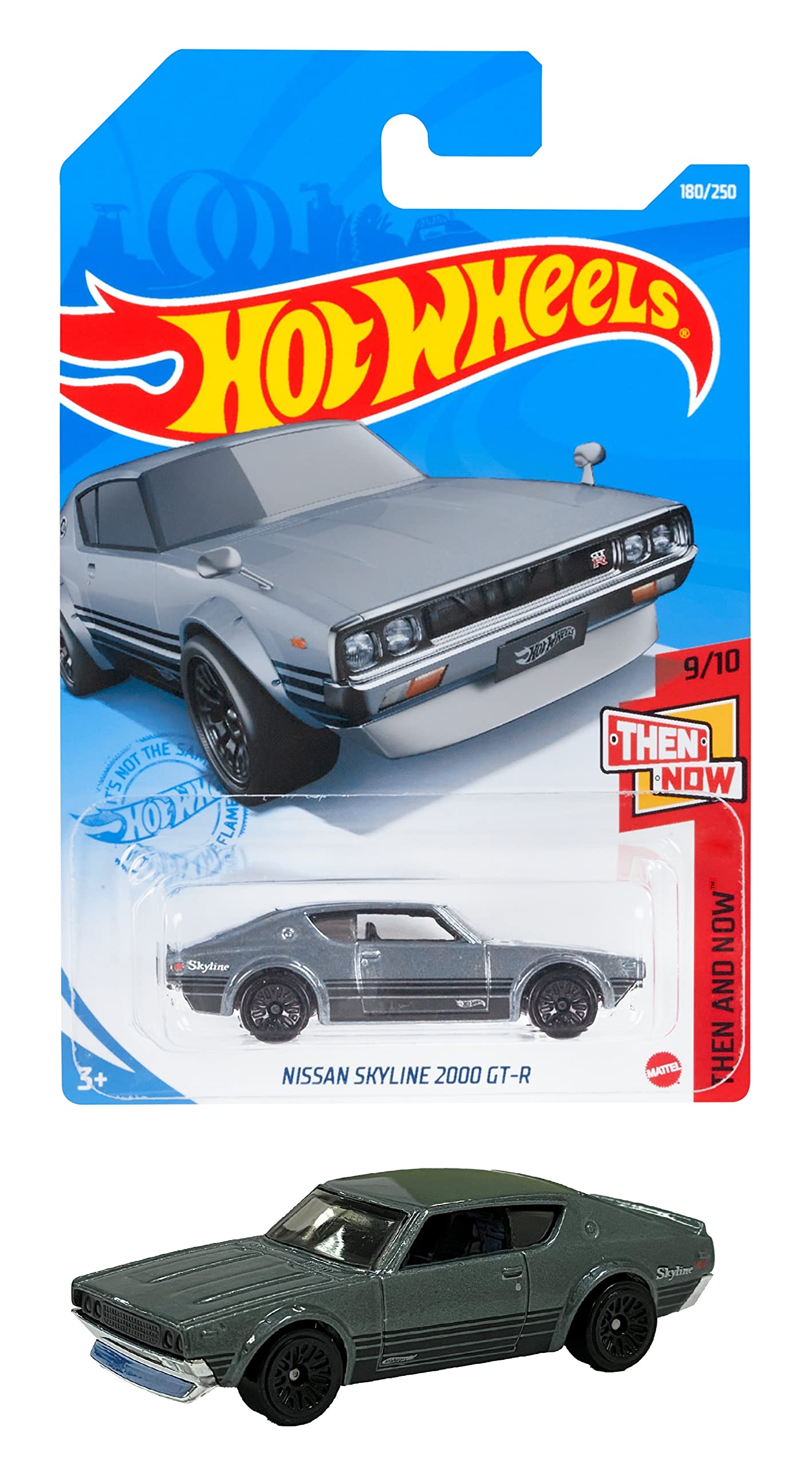 

Hot Wheels Базовая машина Nissan Skyline 2000 HCM67 Серый GT-R серый
