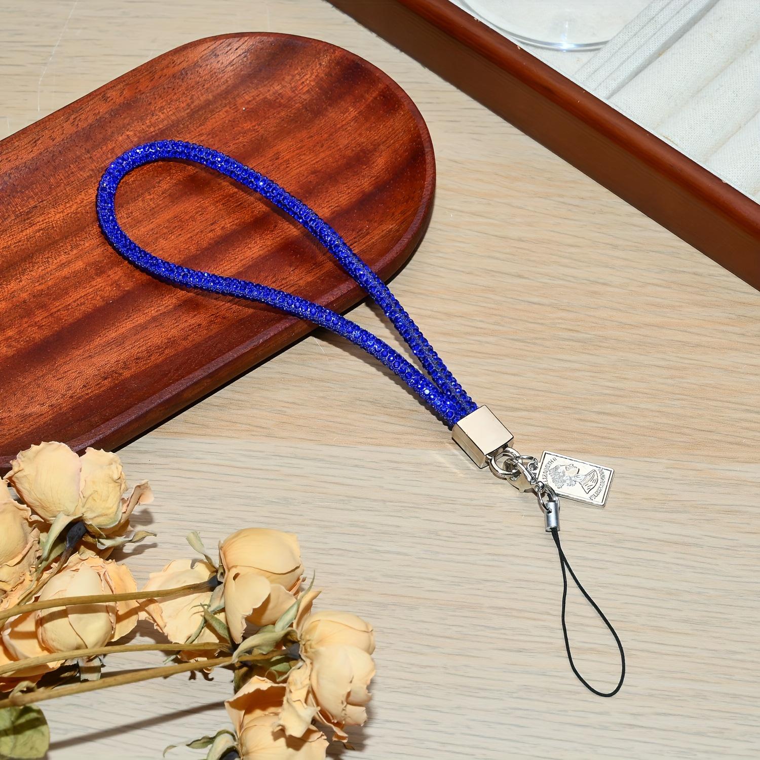 

Жіночий ланцюжок на руку для мобільного телефону з діамантами та підвіскою