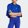 Adidas Originals SS23 Always Original Series Polo Shirt Women Tops Bright-Blue IC5587