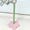 Wooden Tulip Flower Paper Towel Holder Stand Vertical Kitchen Roll Bathroom Tissue Storage Organizer Countertop Desk Decor