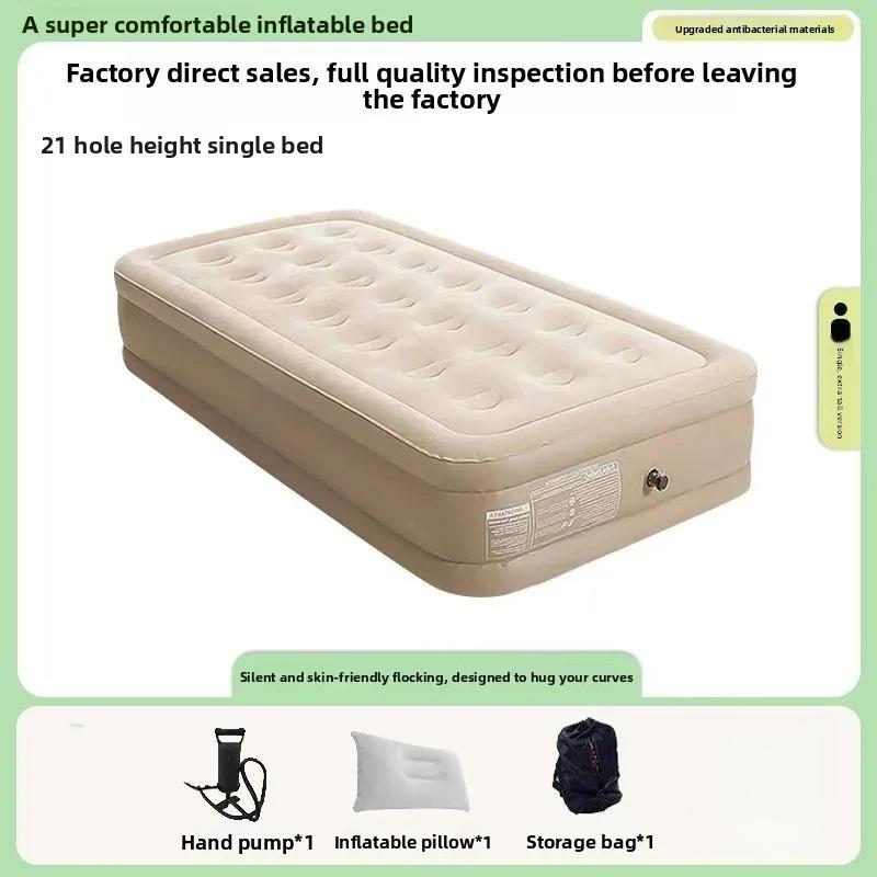 Outdoor Bed Air Cushion Nap Bed Heightening Thickening Air Mattress Inflatable Bed Home Single Air Mattress Double Lunch Break