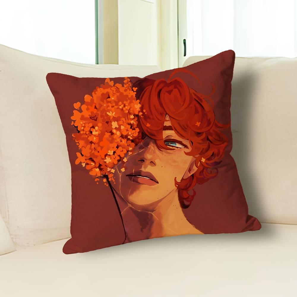 The F-Foxhole C-Court Book Pillow Cases for Bedroom Living Room Sofa Home Decor Polyester Cushion Cover with Zipper