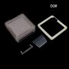 100 Holes Acrylic Capsule Filler Manual Capsule Powder Filling Machine Board  Tool for Size 00#