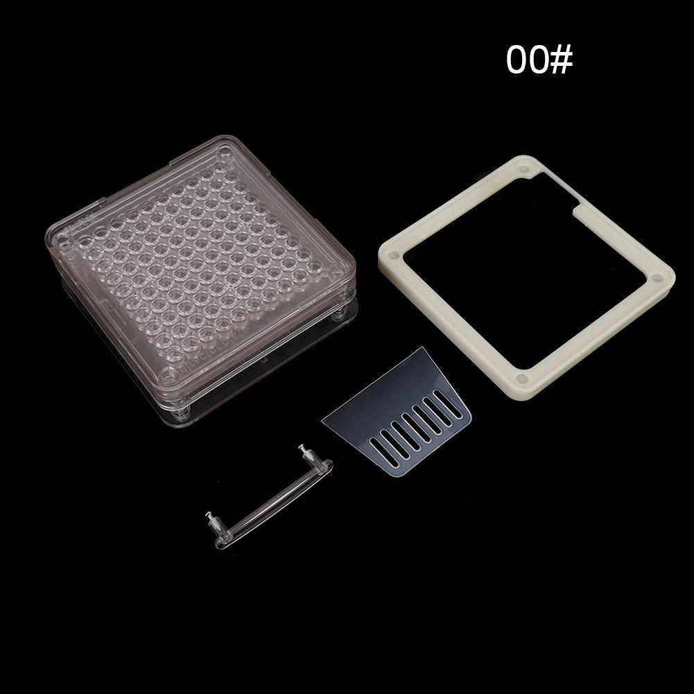 100 Holes Acrylic Capsule Filler Manual Capsule Powder Filling Machine Board  Tool for Size 00#