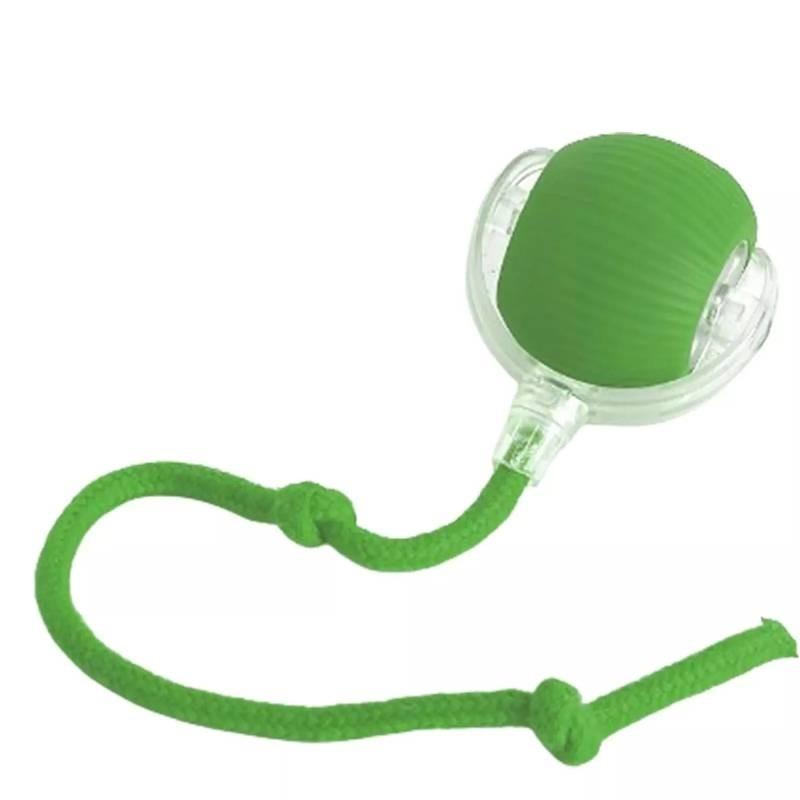 

Rolling Ball Automatic Smart Pet Toy Electric Self Moving Cat Dog Game Prop зелёный