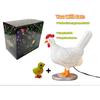 3D LED Hen Night Light with USB, Resin Egg Lamp In Gift Box, Funny Chicken Table Lamp for Easter, Christmas, Birthdays