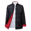 Double-Sided Tang Suit Jacket for Men: Long Sleeve, Chinese Style, Ideal for Middle-Aged & Elderly - Perfect for Spring & Autumn.