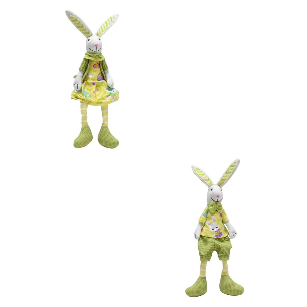 Feder-Figur Osterhase Dekoration für Ostern Hochzeit Bücherregal