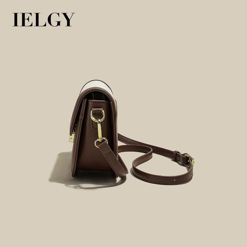 IELGY Fashionable Stone Pattern Saddle Lock Shoulder Bag For Women - New For