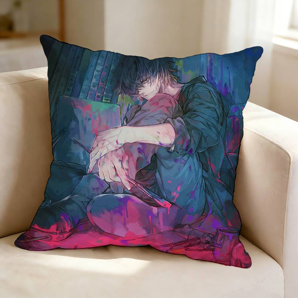 Adventure Game SSlow DDamage TTowa Square DoubleSided printed Pillow Case Bedroom Bedside Pillow Sofa Cushion Cover