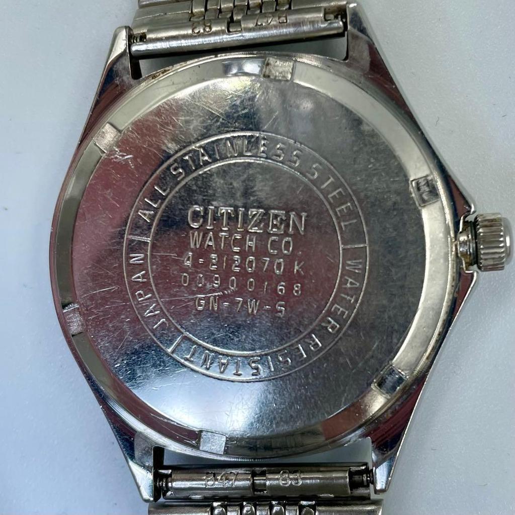 Used 34 Working CITIZEN Watch Day-Date Quartz Crystal Replaced