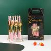 Western 24-Piece Stainless Steel Cutlery Set with Knife Holder Gift Box