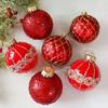 8cm 9pcs Christmas Balls Painted Special-shaped Xmas Decorative Hanging Ornaments Luxury Party Christmas Spheres Pendant 1116