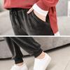 Winter Women Cotton Thickening Lamb Hair Warm Sweatpants Casual Comfy Sweatpants Leisure Trousers Pants