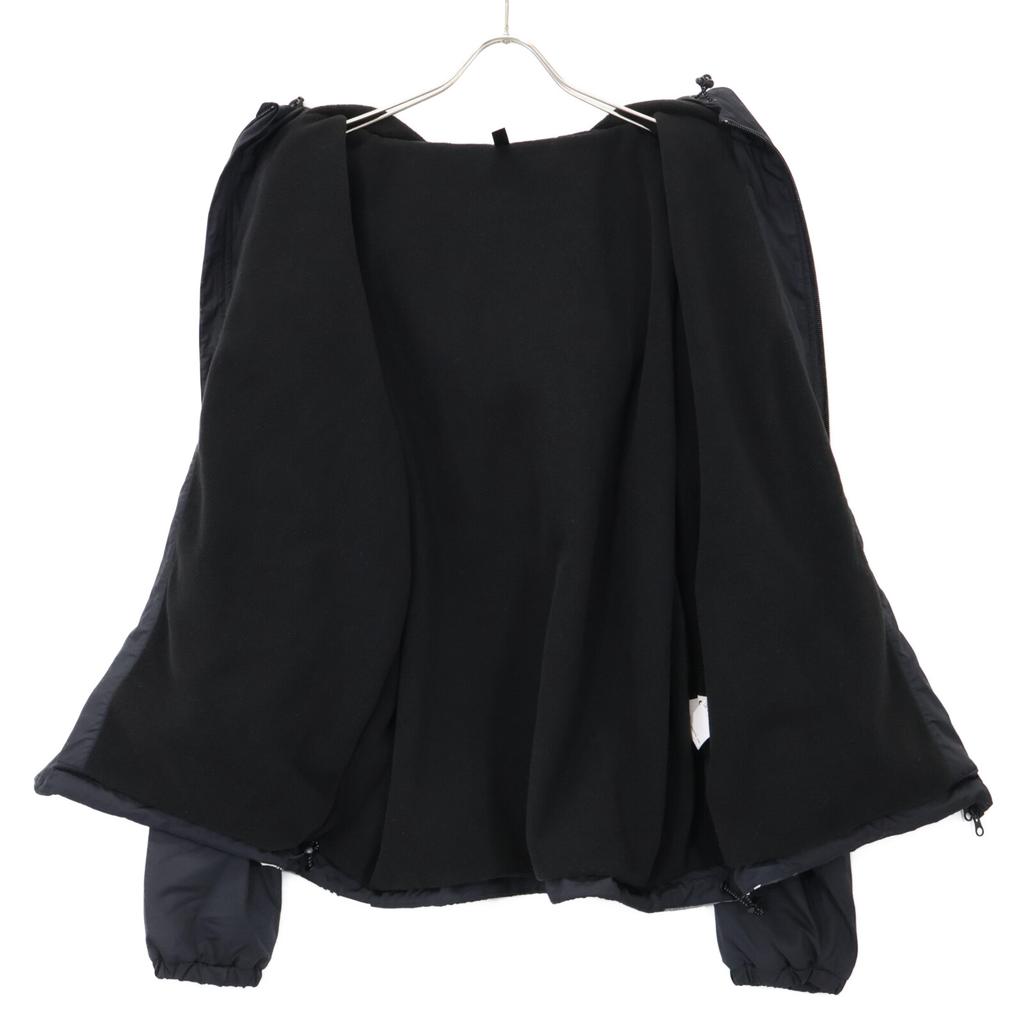 SY32 by SWEET YEARS Black 12551 Back Boa Zip Hoodie Jacket Jacket XL blackUsed