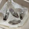 Y2K Style Women's Metal Hair Clips Set of 4/2 Fashionable BB Edge Clips for Daily Use