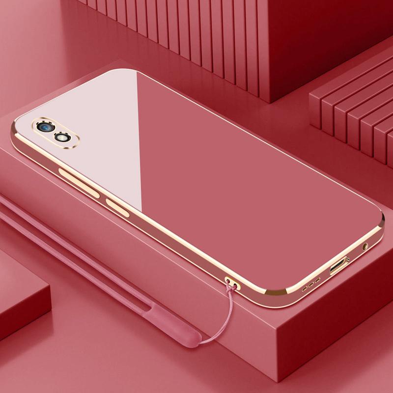 

Для Redmi 9A спортивный чехол роскошный квадратный чехол для телефона Redmi 9A 9AT 9i противоударный силиконовый чехол-накладка Fundas For Redmi 9A Sport&Case & Strap