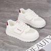 Modische Freizeit schuhe für Frühling und Sommer 2025, atmungsaktive weiße Mesh-Schuhe für Damen, neue koreanische Version, Damenschuhe mit dicker Sohle