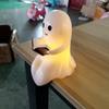 Adorable Ghost Reading Lantern - Boo3D Resin Spooky Holiday Ghost Night Light Ghost Warmth Light Great for Daily Use